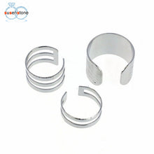 Load image into Gallery viewer, SUSENSTONE Exquisite New 3PCS Top Of Finger The Midi Tip Finger Above The Knuckle Open Ring Silver.Gold