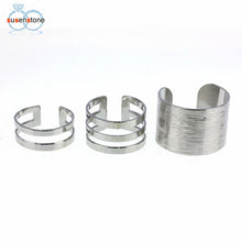 Load image into Gallery viewer, SUSENSTONE Exquisite New 3PCS Top Of Finger The Midi Tip Finger Above The Knuckle Open Ring Silver.Gold