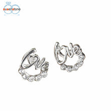 Load image into Gallery viewer, SUSENSTONE 1 Pair Women Lady Elegant Crystal Rhinestone Ear Stud Earrings New Fashion