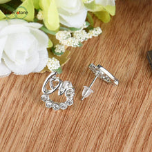 Load image into Gallery viewer, SUSENSTONE 1 Pair Women Lady Elegant Crystal Rhinestone Ear Stud Earrings New Fashion