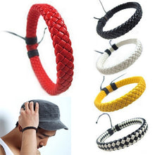 Load image into Gallery viewer, Fashion Mens Womens Wrap Braided Leather Bracelet Cuff Bangle Wristband