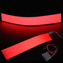 Load image into Gallery viewer, 30x5cm 12V Flexible EL Light Panel Electroluminescent